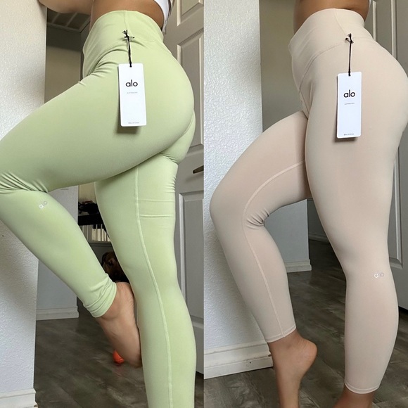 ALO Yoga Pants - (LAST BUNDLE) 2 Alo Yoga airbrush high waist leggings (bundle)